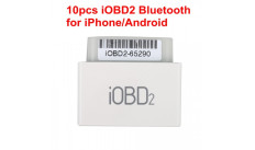 10pcs iOBD2 Bluetooth OBD2 EOBD Auto Scanner for iPhone/Android